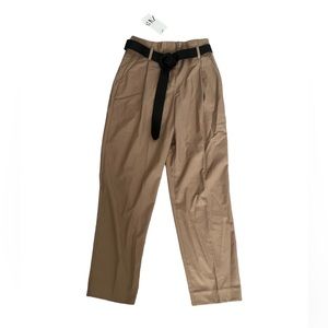 Zara khaki pants with belt